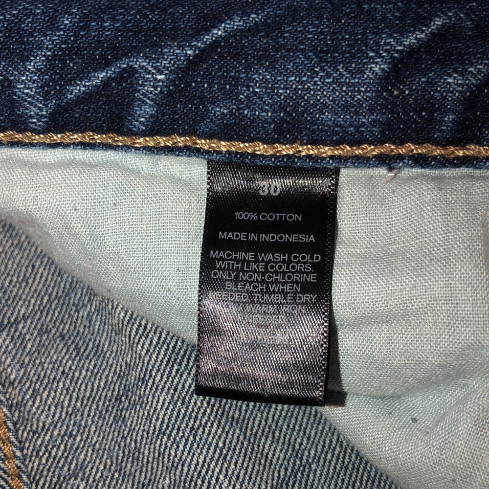Express men’s jean shorts dark wash 30 - Picture 4 of 8